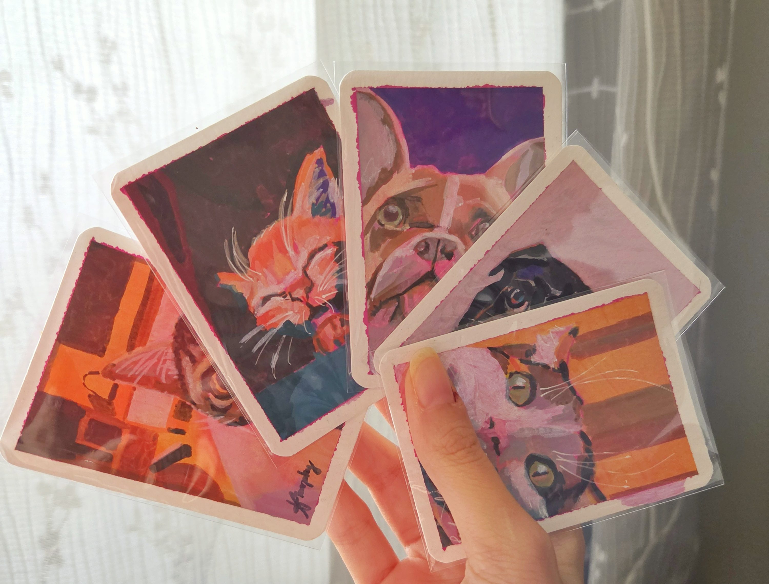 Miniature Pet Portraits painted from your photographs